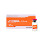 DETOXIONE 1200 mg reduced glutathione injection vial and packaging